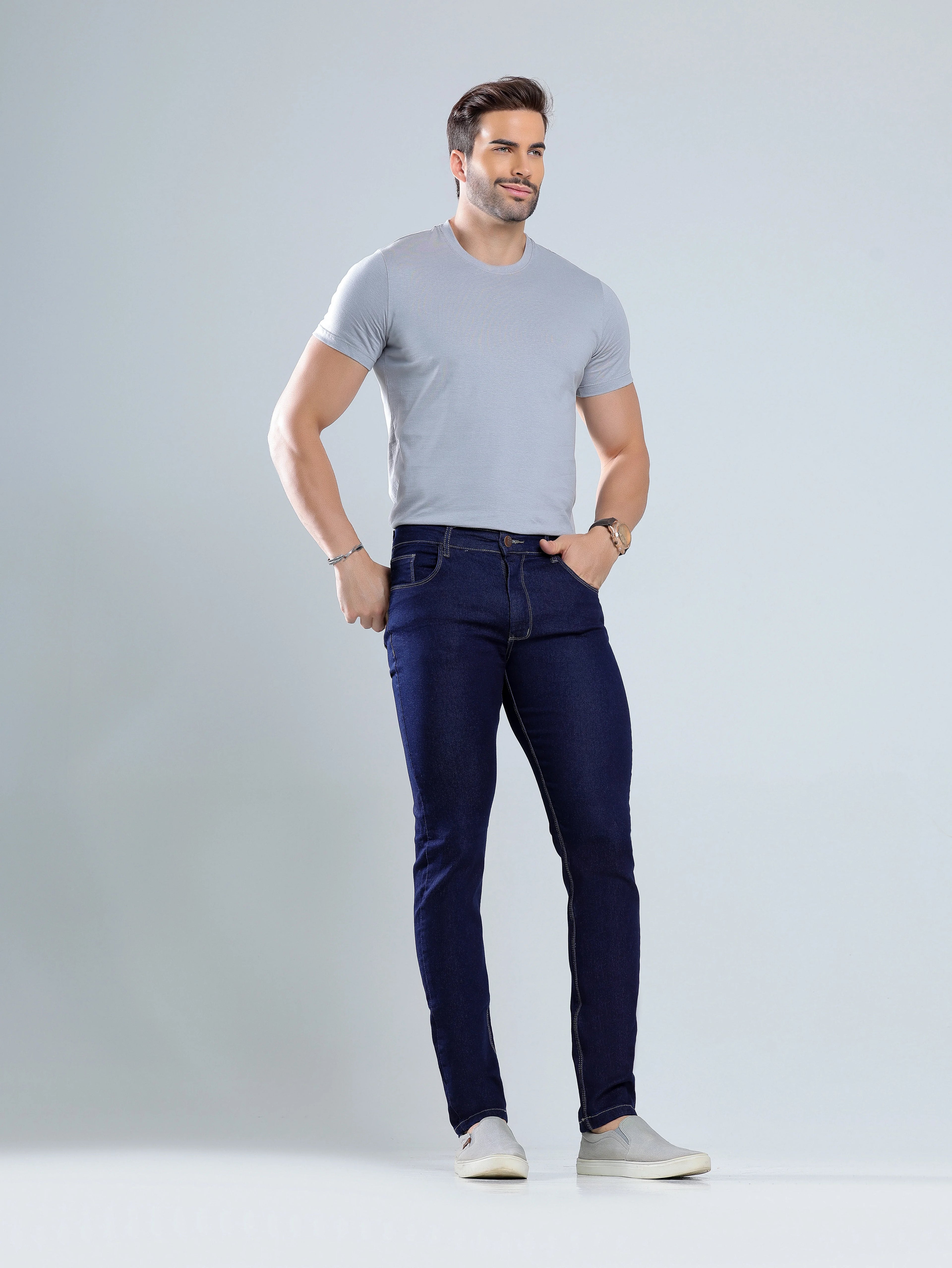 Calça Jeans Medio Masculina Linha Caque