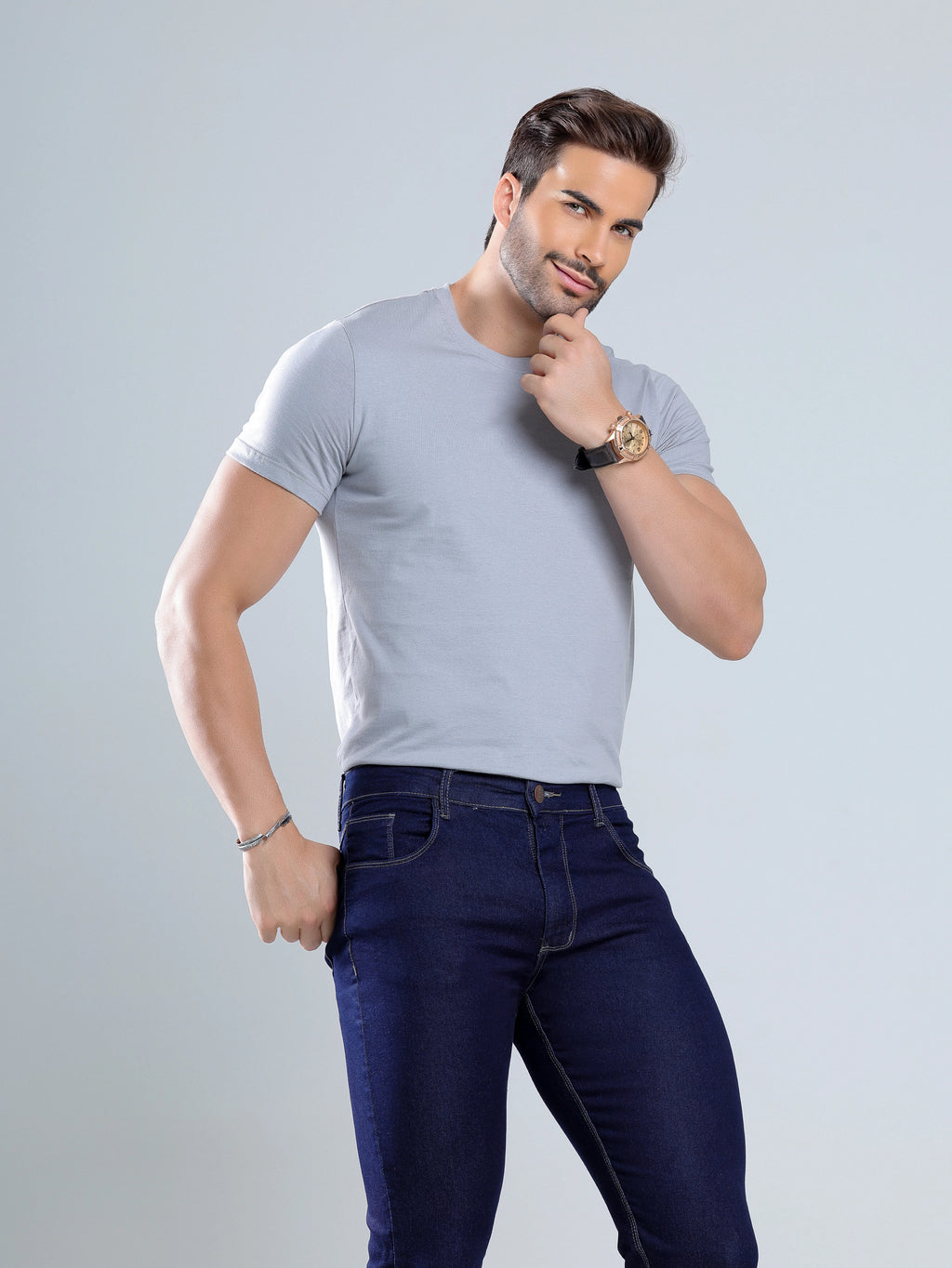 Calça Jeans Medio Masculina Linha Caque