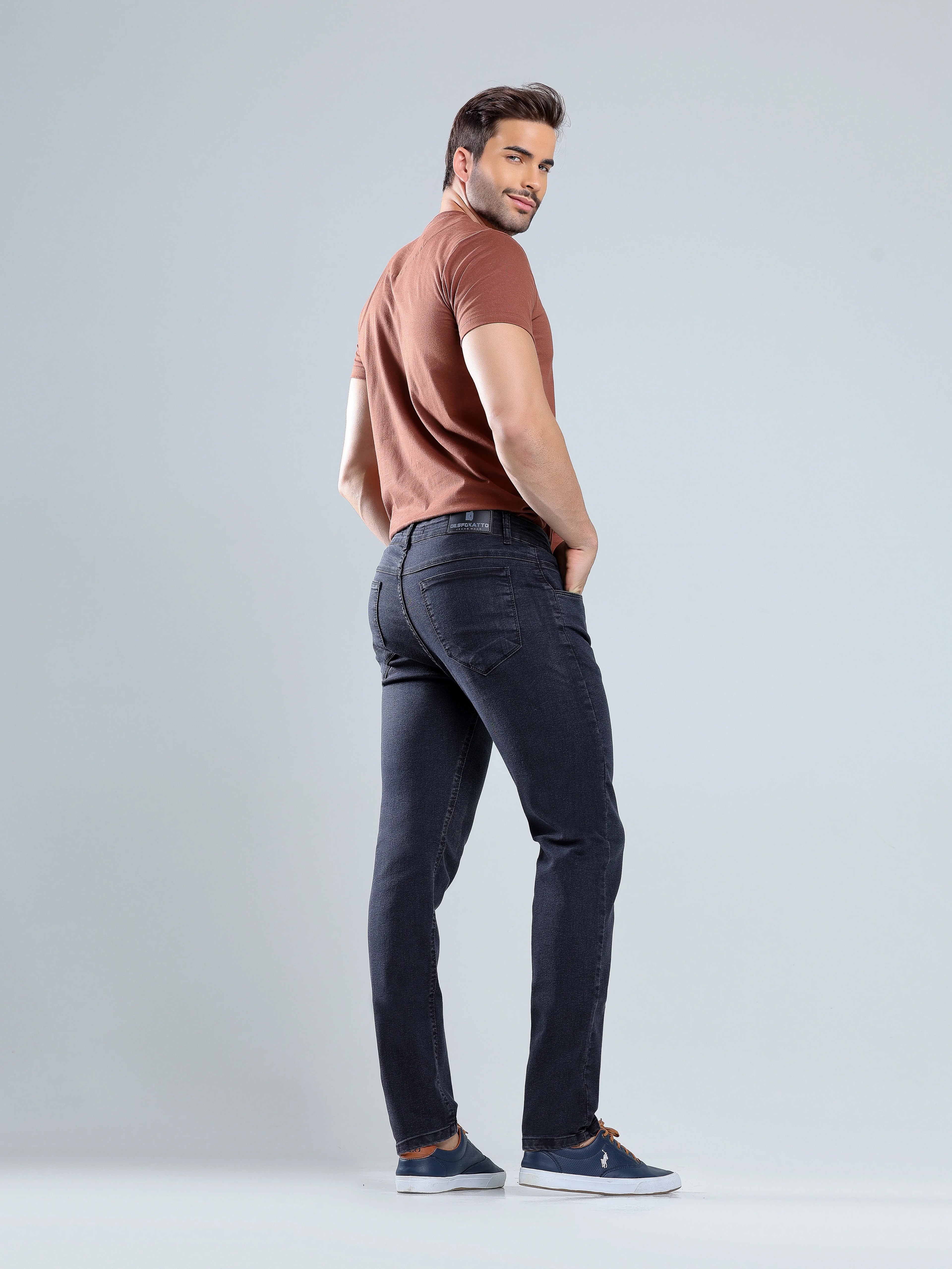 Calça Jeans Masculina Preto Estonado