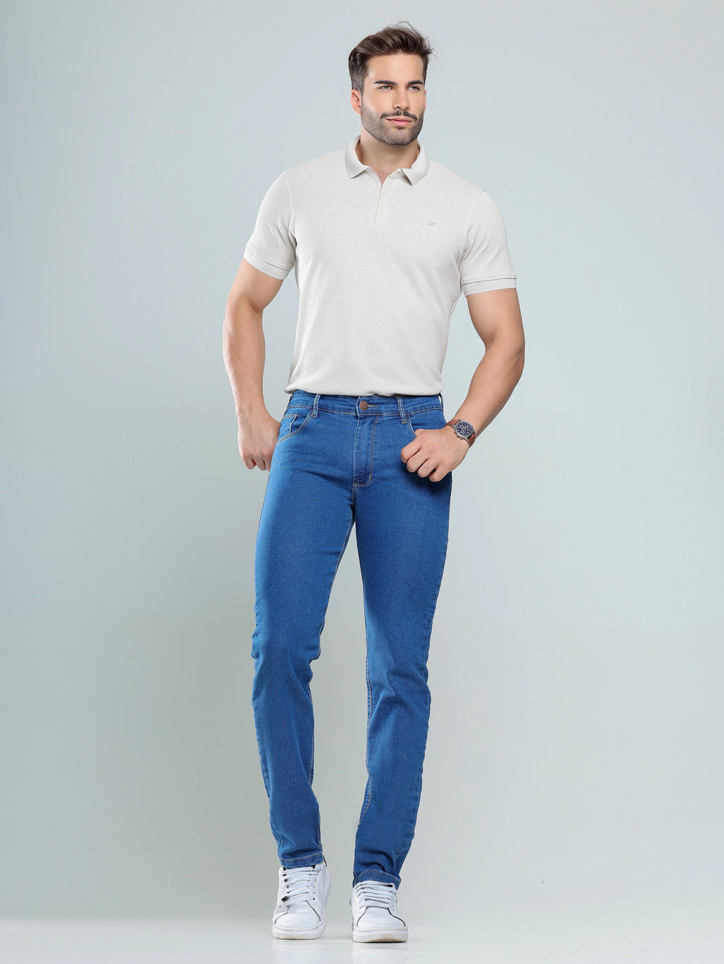 Calça Jeans Claro Masculina