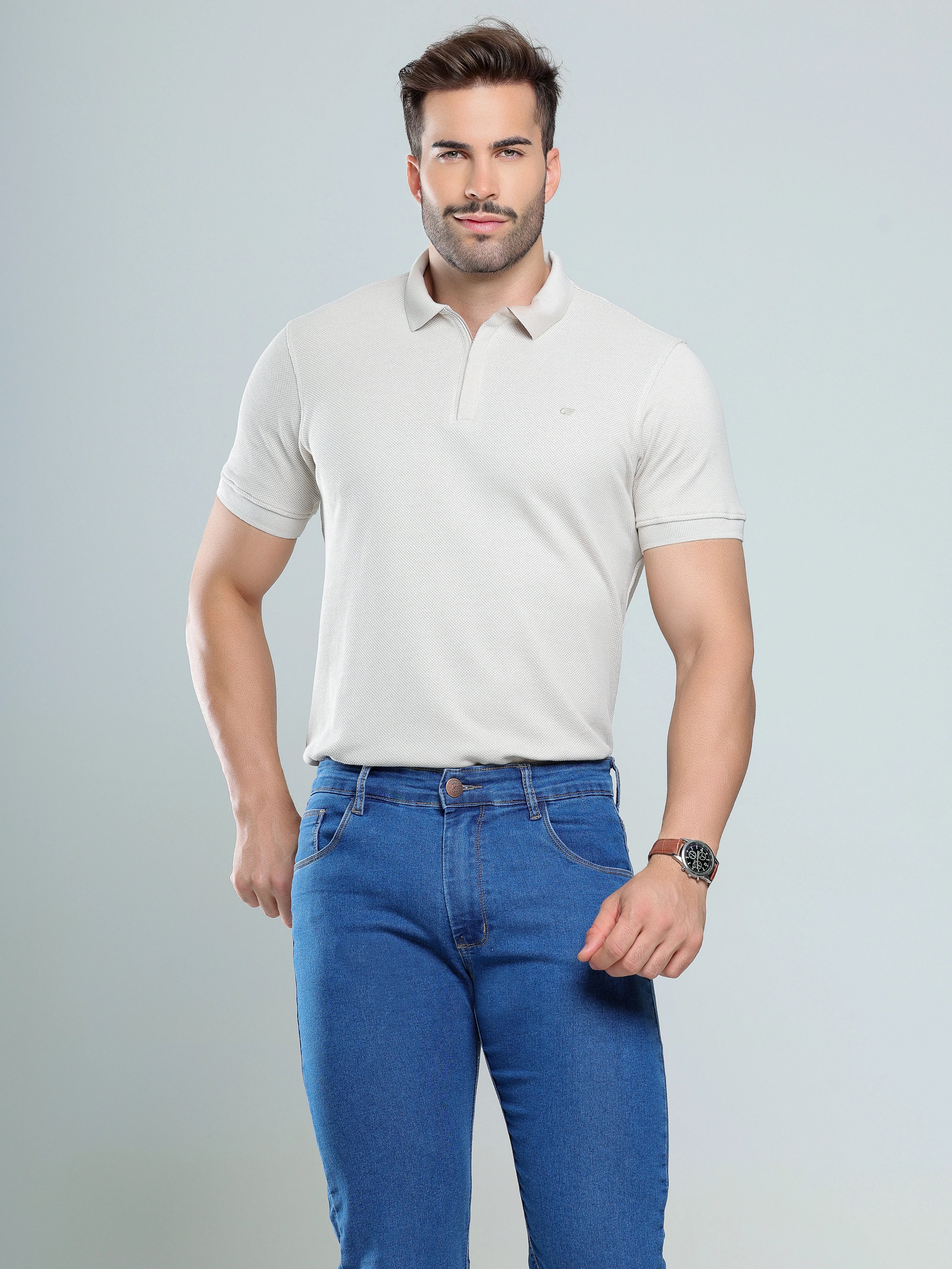 Calça Jeans Claro Masculina