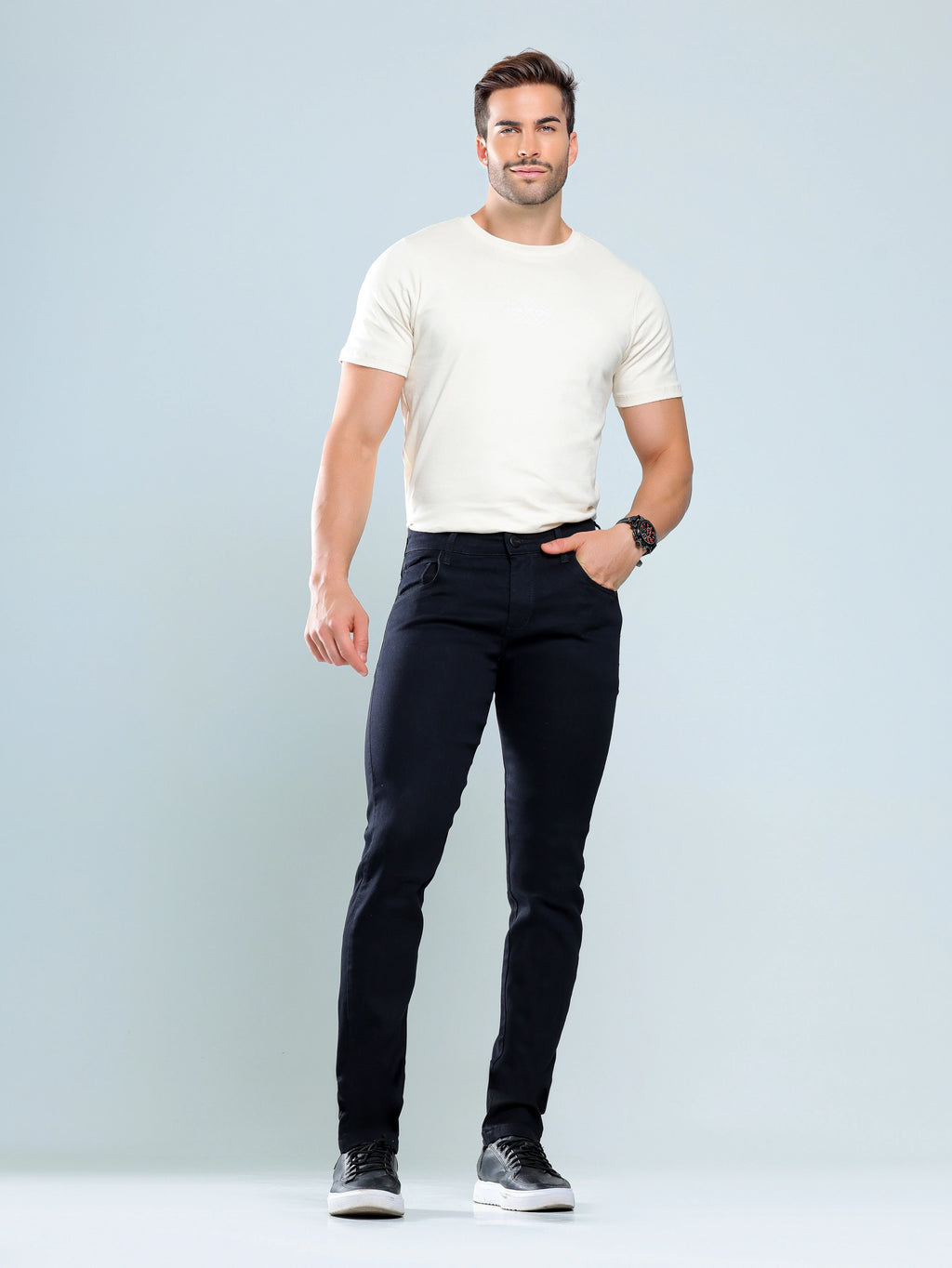 Calça Jeans Preta Masculina Bravox