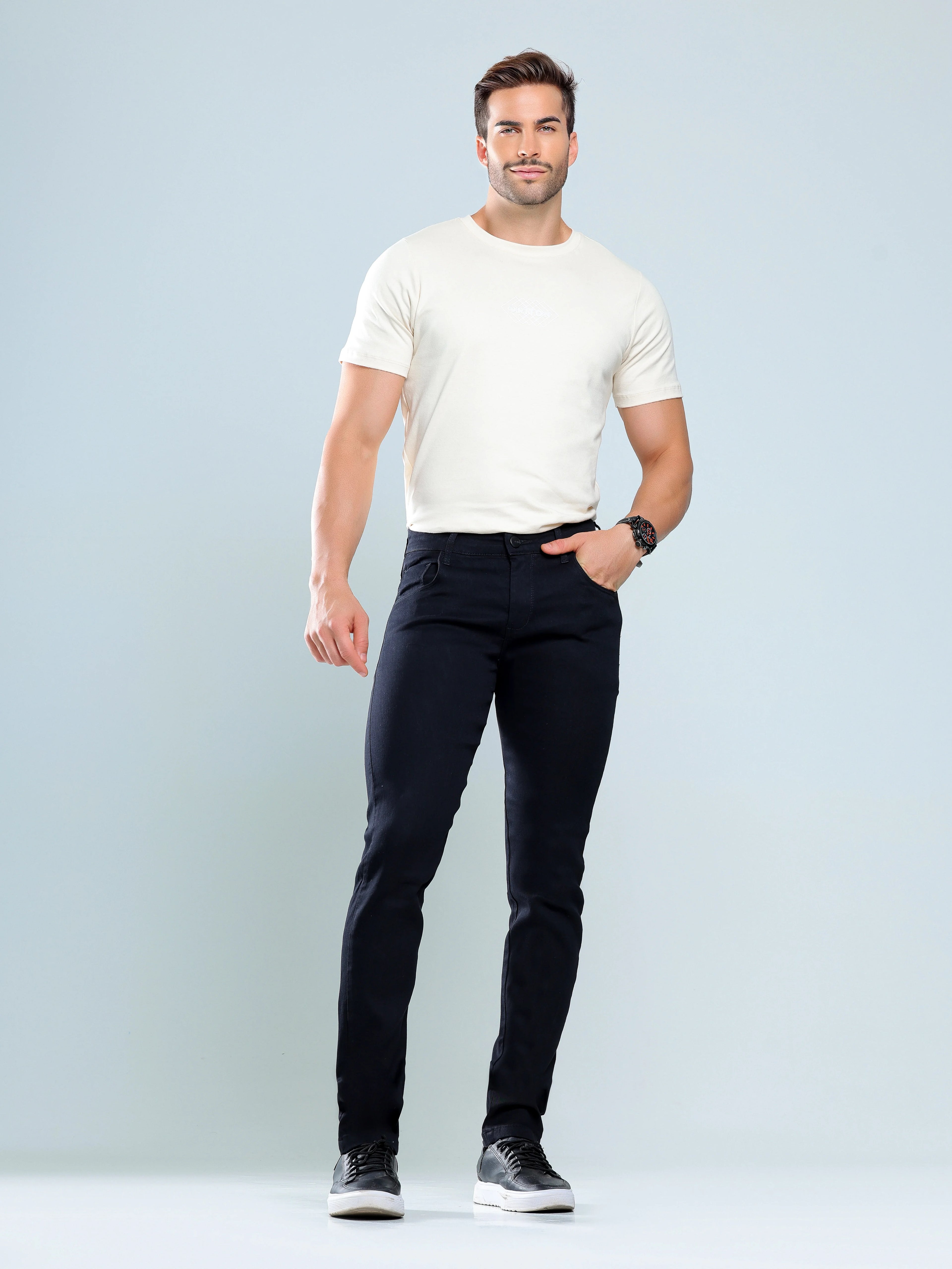 Calça Jeans Preta Masculina Bravox