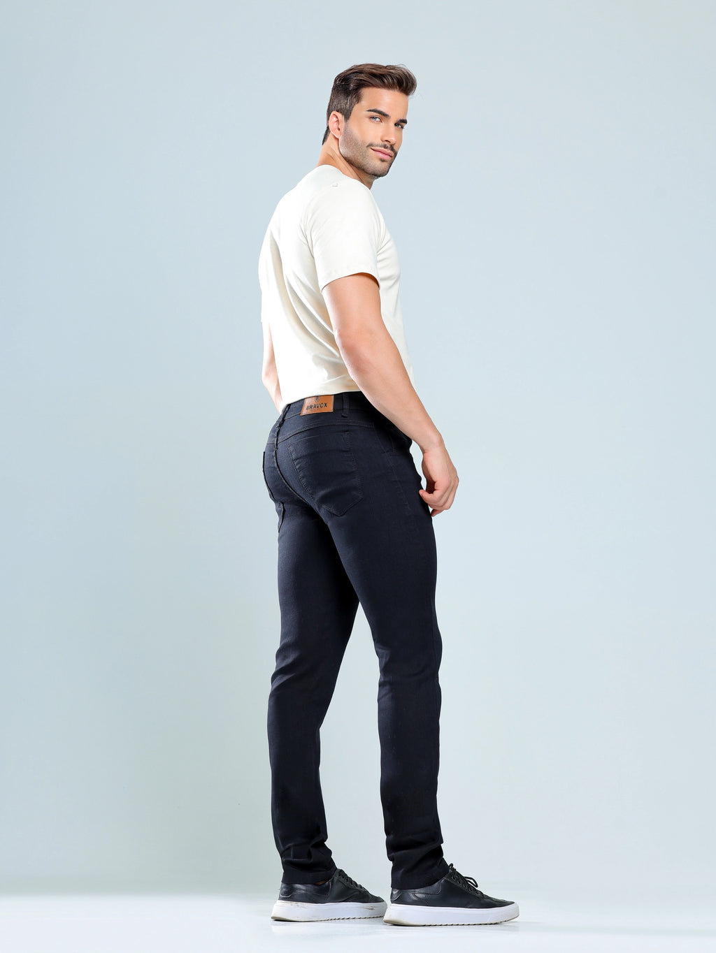 Calça Jeans Preta Masculina Bravox