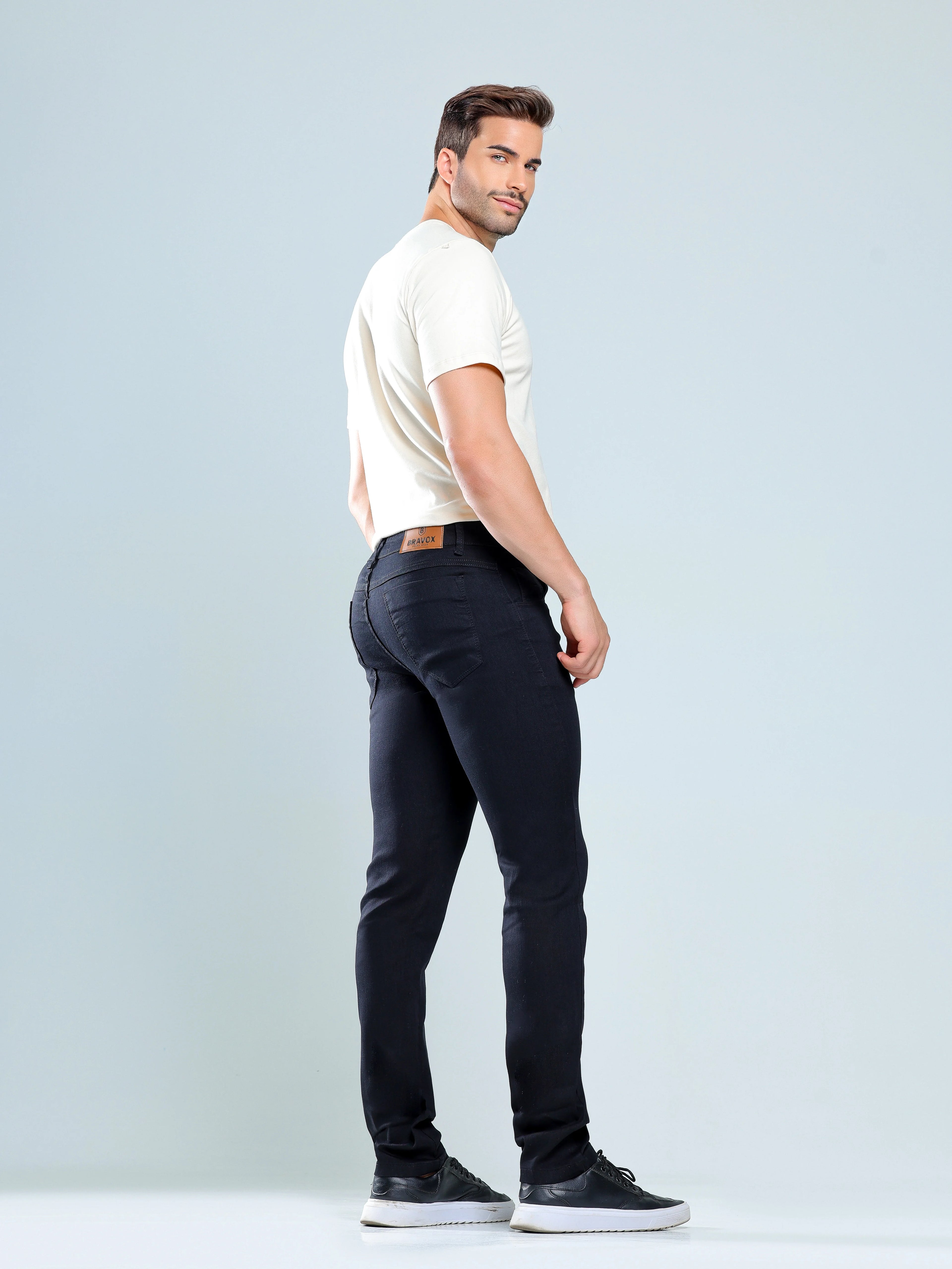 Calça Jeans Preta Masculina Bravox