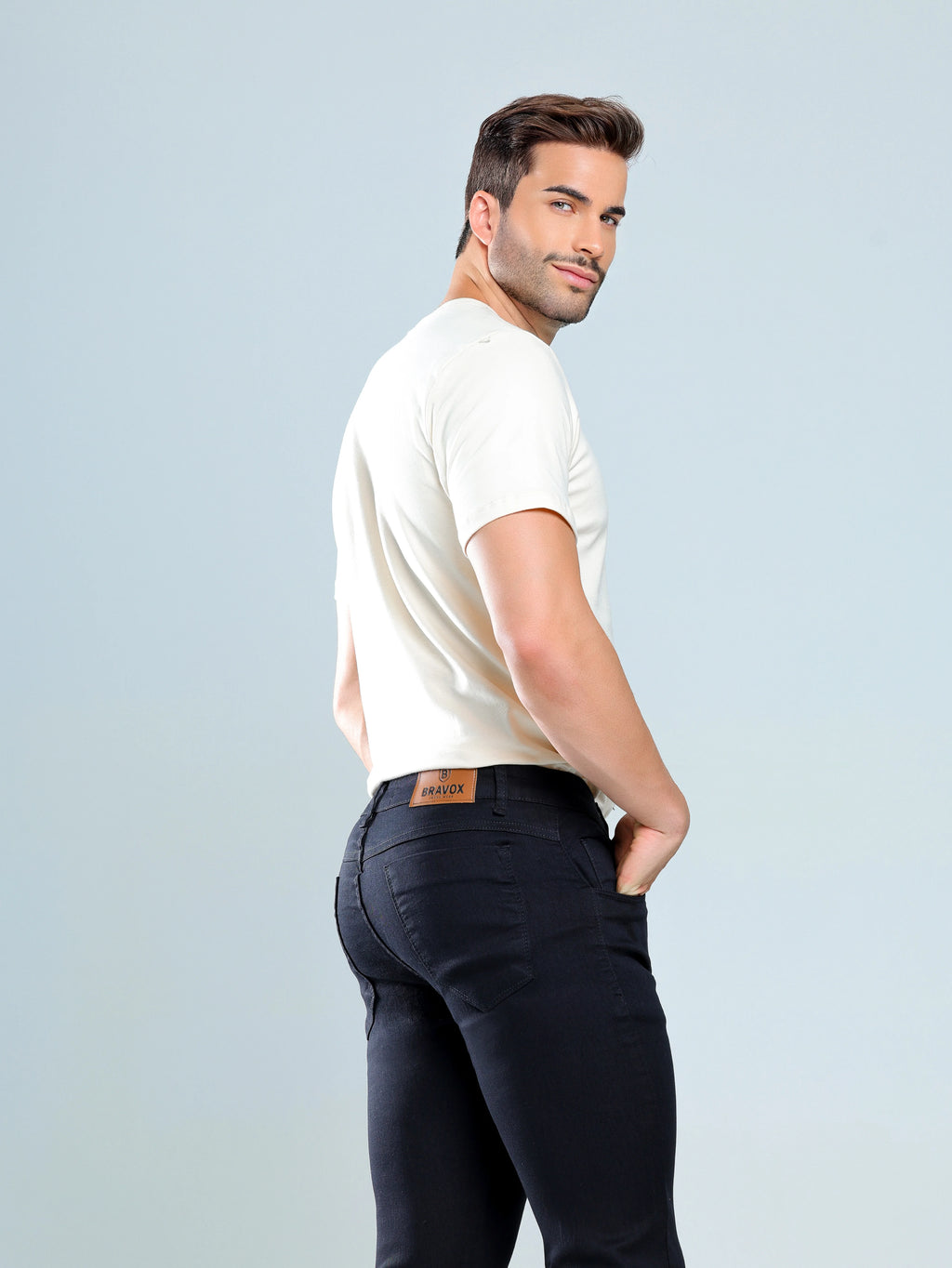 Calça Jeans Preta Masculina Bravox