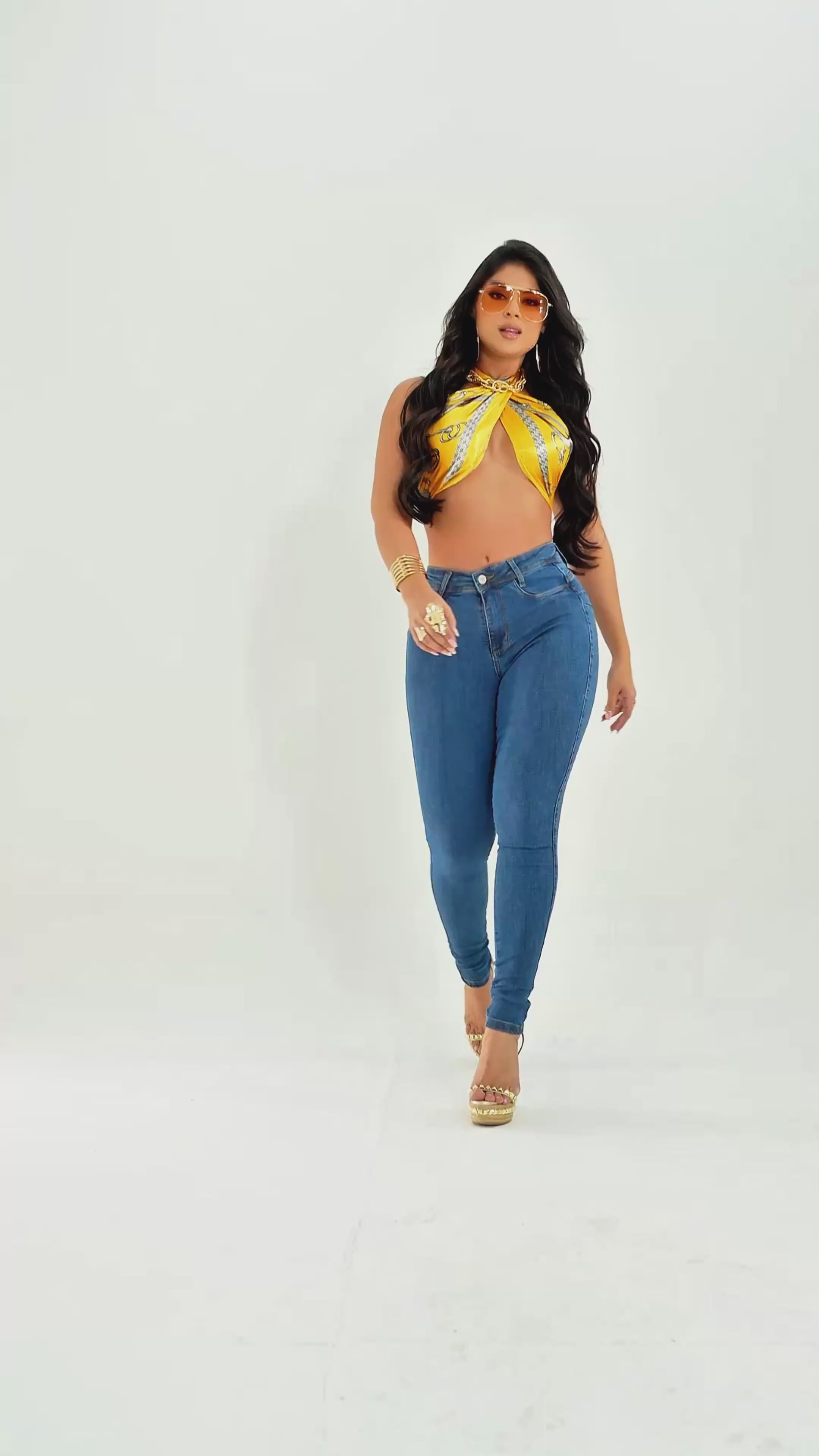 Calça Jeans Modeladora Afina Cintura