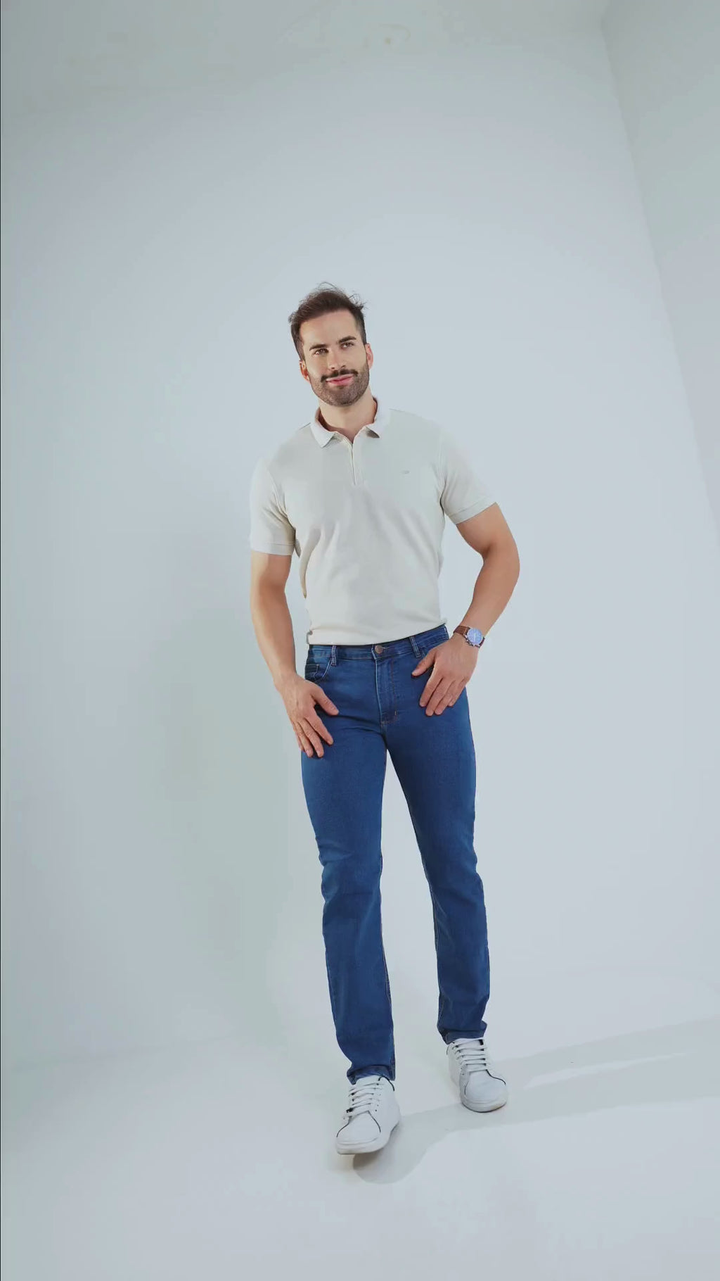 Calça Jeans Claro Masculina